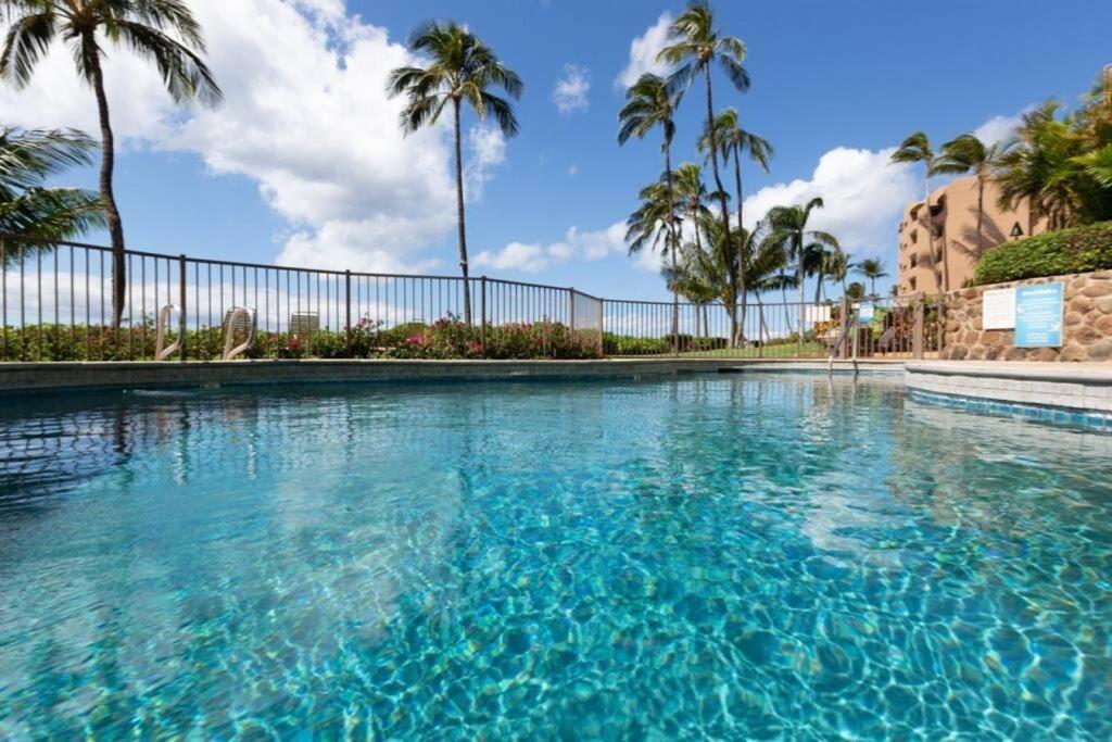 Stunning Maui Direct Ocean Front On The Beach, Walk To Beach From Condo, Watch Turtles, Whales, Ac In All Rooms Ocean View Pool And Spa Wailuku Ngoại thất bức ảnh