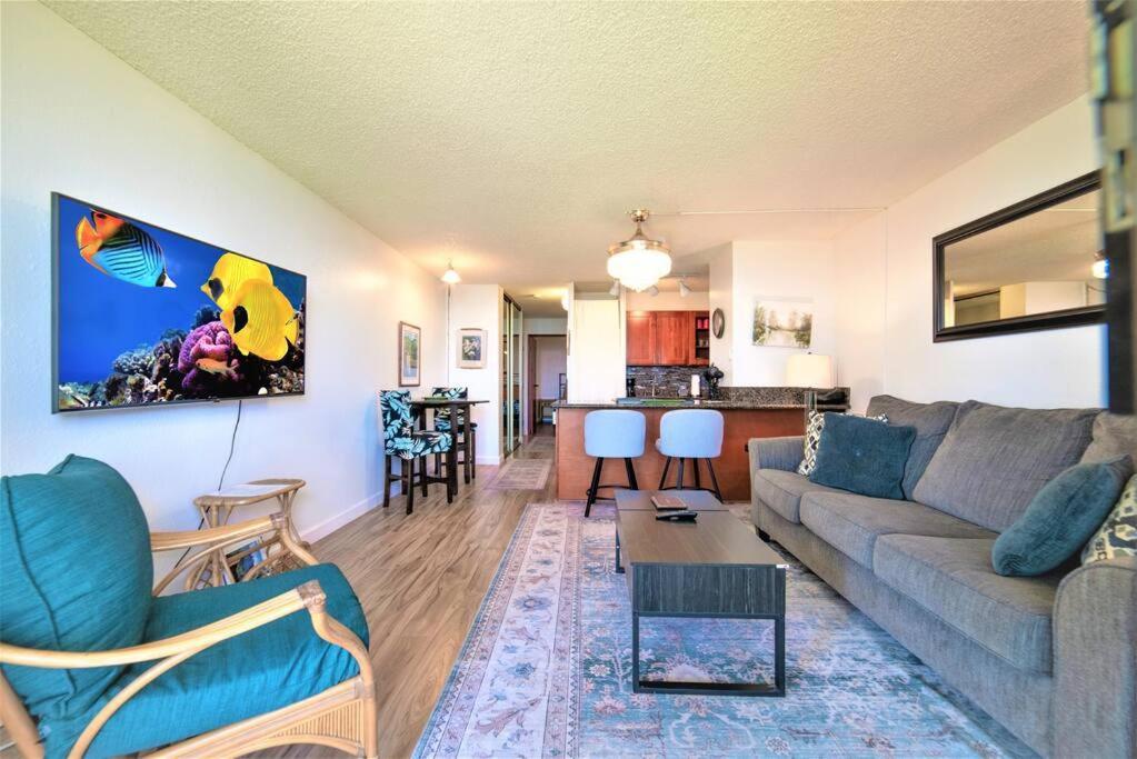 Stunning Maui Direct Ocean Front On The Beach, Walk To Beach From Condo, Watch Turtles, Whales, Ac In All Rooms Ocean View Pool And Spa Wailuku Ngoại thất bức ảnh