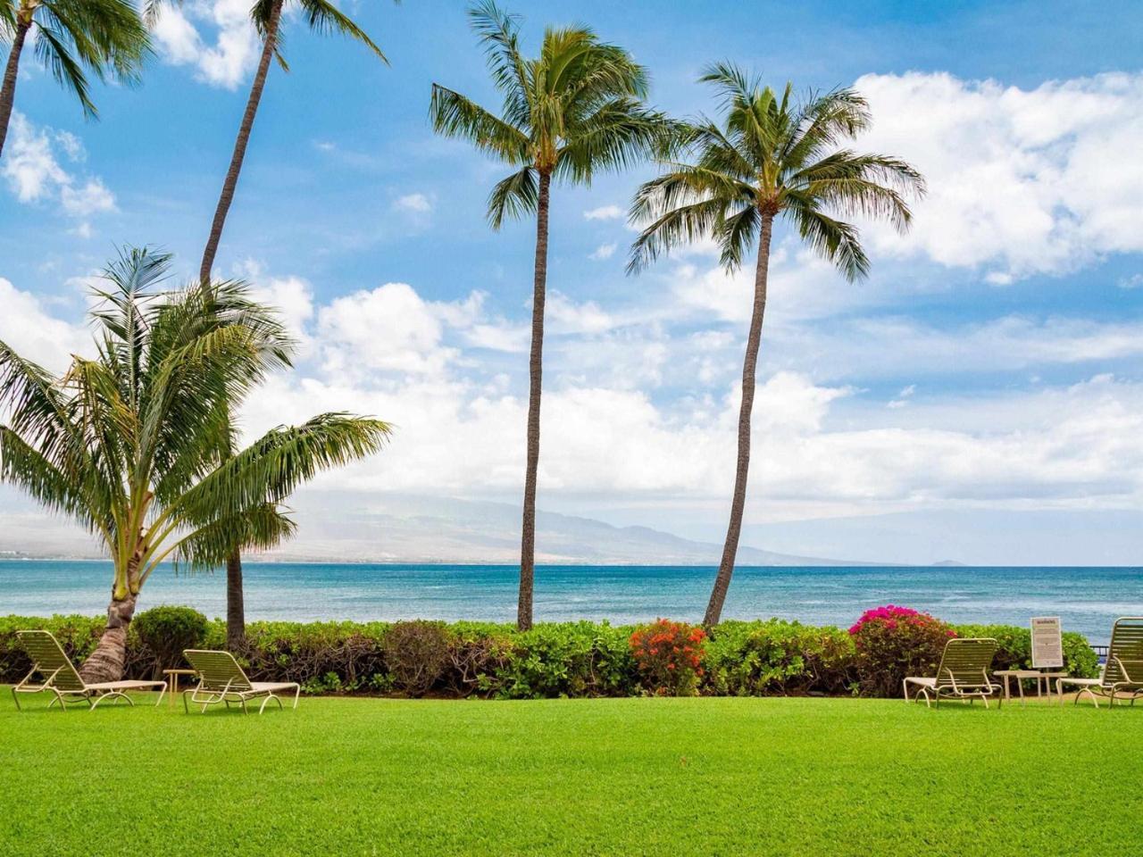 Stunning Maui Direct Ocean Front On The Beach, Walk To Beach From Condo, Watch Turtles, Whales, Ac In All Rooms Ocean View Pool And Spa Wailuku Ngoại thất bức ảnh